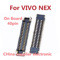 10pcs-50pcs For VIVO NEX Mobile phone tail socket motherboard cable connection buckle FPC connector On Board Flex 40 pins