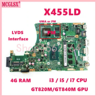 X455LD i3 i5 i7 CPU Mainboard For ASUS X455L X455LF X455LJ X455LD A455L F454L X455LA X455LAB X455LN X455LNB Laptop Motherboard