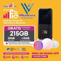 HiFi Air Huawei E5586 β Unlock All Operator β 4G LTE Portable WiFi Router β Bundling 215GB