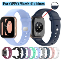 Suitable For Oppo Watch 41/46mm Watchband High Quality Silicone Strap Durable Wristband Watch Accessories