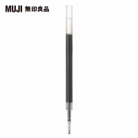 【MUJI 無印良品】自由換芯滑順膠墨筆芯/棕0.5mm