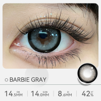 CODKính áp tròng hàng ngày TINACON màu xám 10 chiếc Kích thước 14.2-14.5 Mắt búp bê Thích hợp sử dụn