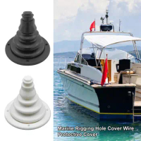 Boat Engine Rigging Hole Cover Boat Rigging And Cable Boot Marine Transom Boat Steering Cable Boot for Yacht Kayak RV Boat