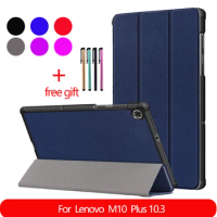 Leather Stand Smart Cover For Lenovo Tab M10 Plus 10.3 TB-125FU 2022 Tb-X606F TB-X606X 10.3 Tab M10 FHD Plus 10.3 Gen Case