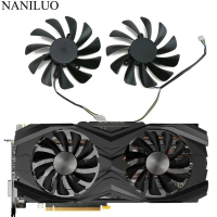 COD2 ชิ้น/ล็อต พัดลมระบายความร้อน 95 มม. แทนที่สำหรับ Zotac GeForce GTX 1070Ti 1080 Ti GTX1070 Ti GT