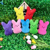 1pc, Cartoon Rabbit Plush Doll Toy, Large Size Hot Selling Rabbit, Cute Tabletop Desktop Decor, Home Decor, Rooors