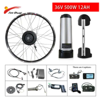36V 500W 12AH Electric Bicycle Kit with LED/LCD Display Electric Bicycle 20 24 26 27.5 700C Rear Electric Wheel Hub Motor