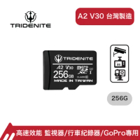 TRIDENITE MicroSDXC 256GB A2 V30攝影高速記憶卡/防塵防震耐高低溫