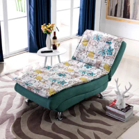 Wholesale lazy sofa single chaise longue living room beauty salon club folding sofa bed leisure lunch break chair