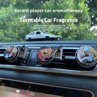 Tablet Bau Penyegar Udara Kereta Minyak wangi Pemain Rekod Pepejal Wangian Bolong Udara Aromaterapi 