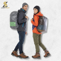 Rain Cover Bag Tas Gunung 40-60 Liter Waterproof Jas Hujan Pelindung Tas Backpack Carrier Putih