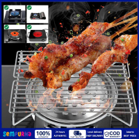 New Grill Pan BBQ Panggangan Anti Lengket Panggangan Serbaguna Untuk Kompor Gas Alat Panggangan Sosi