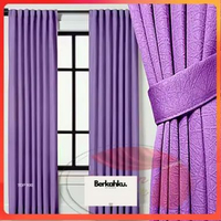 [PROMO PRODUK] Gorden Blackout Premium Polos Import Gordeng Jendela Dan Pintu Minimalis 6 Glombang P
