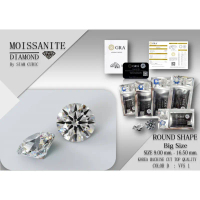 โมซาไนท์-กลม( Size 9.00mm.-16.50mm.)(D:Color,VV1)( Mois-เพชรโมอีส ) Moissanite -เพชรสังเคราะห์ ROUND