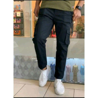 D.ekis Man's Cargo Pants Cutting Straight cut Seluar Kerja Lelaki Dan Perempuan Tactical Six Pocket 