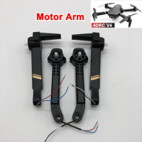 4PCS Motor Arm Set for 4DRC V4 RICHIE RC Drone 4D-V4 Quacopter Arm with Engine Part Replacement Accessory