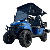 China 60/72V Lithium Battery 4 Wheel 4 Seater 5KW Lifted New Chinese Travel Golf Scooters Solar Panels Electric Golf Cart