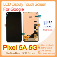 6.0"Original For Google Pixel 5 LCD Display Touch Screen Digitizer For Google Pixel 5 Display with Frame Replacement GD1YQ GTT9Q