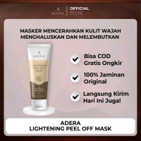 ADERA Lightening Peel Off Mask Mencerahkan Kulit Masker Perawatan Niacinamide Berminyak