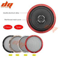 2PCS High Quality 6.5 inch SubWoofer Car audio Speaker Grill Mesh Enclosure Aluminum Woofer Net Speakers Metal Protective Cover