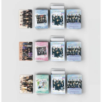 การ์ดภาพถ่ายอัลบั้มเต็ม TREASURE 2nd, 55 ชิ้น / กล่อง, การ์ด Lomo BONA BONA REBOOT, โปสการ์ด Kpop