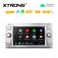 7" Android 10.0 OS Car Multimedia System Player Navigation GPS Radio for Ford C-Max 2005-2007 Fiesta 2005-2008 Galaxy 2006-2008