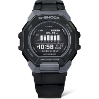【CASIO 卡西歐】G-SHOCK 自然色調 跑步訓練 運動手錶-黑(GBD-300-1)