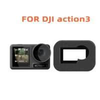 Windslayer Windshield Sponge Foam Case for DJI OSMO Action 3 Camera Black Wind Noise Reduction Cover for DJI OSMO Action 4