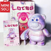 Miniso Disney Strawberry Bear Lotso Blind Box Toy Story Anime Figure Original Mysterious Decoration Figurines Cute Gift Toy