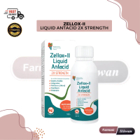 Zellox-II Liquid Antacid Double Strength 100ml - Peppermint Ice Cream Soda Flavour
