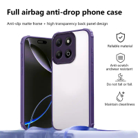 เคสโทรศัพท์, สำหรับ Xiaomi 15T / 15T Pro, กันชนโปร่งใส, กันกระแทก, เคสโทรศัพท์แบบแข็ง, เข้ากันได้กับ