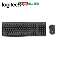Logitech羅技 無線靜音鍵鼠組MK295-石墨灰【台灣公司貨】【愛買】