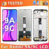 6.53''For Xiaomi Redmi 9A For Redmi 9C M2006C3LG M2006C3LI LCD Display Touch Screen Digitizer Assembly Replacement