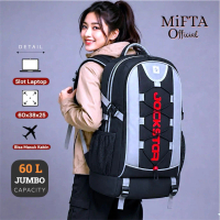 JACK STAR - PROMO Tas Ransel Pria Jumbo 60L Tahan Lama | mountain backpack | Polyester Nylon | Prakt