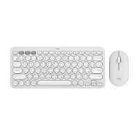 【Logitech 羅技】Pebble 2 Combo 無線藍牙鍵盤滑鼠組 K380S+M350S(珍珠白)
