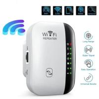 Brand New Third Generation Seven-lamp 300Mbps Wireless WIFI Repeater 2.4G Router Range Extender Wi-Fi Signal Amplifier Home