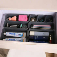 Household Drawer Organizers Dustproof Desk Stationery Storage Box Women Makeup Organizer For Kitchen Bathroom Accessories