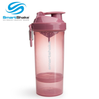 【瑞典SmartShake】Origianl2GO One 雙層式多功能搖搖杯(玫瑰粉/800ml/個)