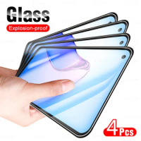 4pcs Full Glue 9H Tempered Glass For Oppo Reno8 Lite 5G 6.43Inch For Reno8 Pro 8Plus Screen Protector Reno8pro Protective Glass