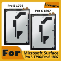 NEW For Microsoft Surface Pro 5 1796 Pro 6 1807 LCD Display Touch Digitizer Assembly LP123WQ1 For Surface Pro5 Lcd with board