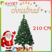GROS Pohon Natal 210Cm Dekorasi Ruangan Hiasan Pesta Natal Cemara