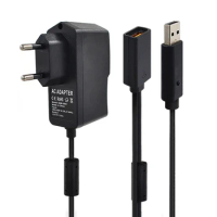 AC 100V-240V Power Supply Adapter USB Charging Charger for Xbox 360 XBOX360 Kinect Sensor -EU Plug