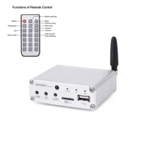Bluetooth 5.0 Digital TV CD Set-top Box Upgrade ES9018 Audio Decoder Coxial RCA 3.5mm DAC