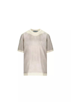 Prada Prada Cotton Logo T-Shirt - PRADA - Grey