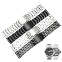 For Diesel DZ4316 DZ7395 DZ7305 DZ7330 4358 Watch Strap 24mm 26mm 28mm Hight Quality Duty Stainless Steel Strap Men Watchband