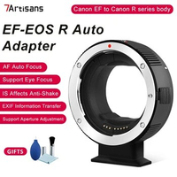 7artisans 7Artisans EF-EOS R AF Eye Focus Auto Focus Lens Adapter for Canon EF Lens to Canon EOS R Series Body Camera R5 R6 R7