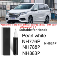 Suitable for Honda white Touch-up paint Pen brush NH624P pearl white color NH909P NH902P NH883P NH788P NH776P white