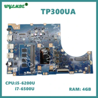 P300UA with i5 i7-6th Gen CPU 4GB-RAM Laptop Motherboard For ASUS TP300U TP300UAB Q302UA Notebook Mainboard 100% Tested OK
