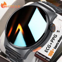 2023ใหม่ ECG PPG สุขภาพ SmartWatch IPS ผู้ชายน้ำตาลในเลือดความดันโลหิตออกซิเจนในเลือดนาฬิกากันน้ำ NFC Smartwatch เครื่องวัดอุณหภูมิ