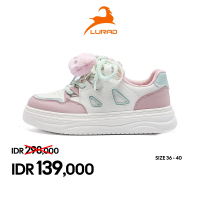 LURAD Sepatu Wanita Bertali Lucu Boneka Pink Daily Jalan Harian Hangout Ootd Wanita Keren Q2515